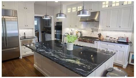 Black Galaxy granite is beautiful in this home! Knoxville