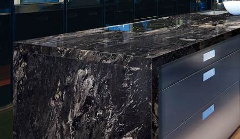 Black Granite Stone For Kitchen Cosmic Countertops,