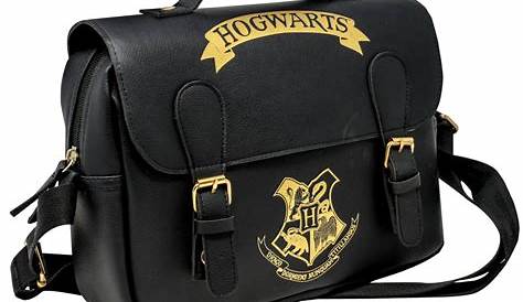 Black Harry Potter Hogwarts Satchel Style Lunch Bag