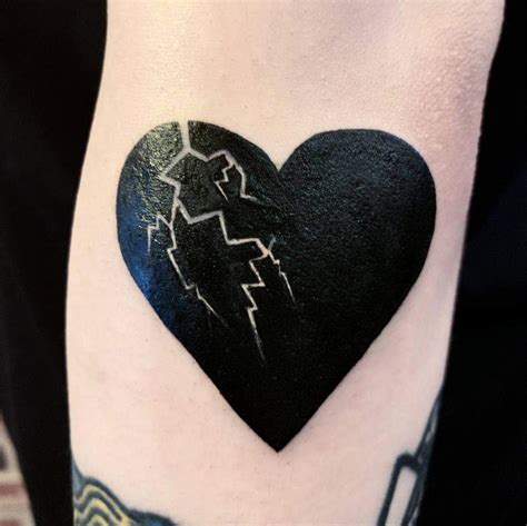Powerful Black Heart Tattoo Designs 2023