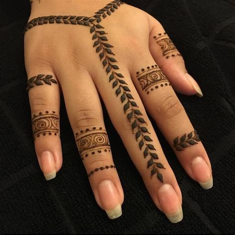 Ooopsi 40 Pieces Black Henna Temporary Tattoo