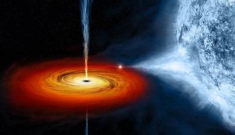 Black Hole In Space Pictures Extreme Gusts Of Gas Made Early s Enormous