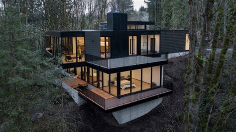 The 25+ Black House Exterior Design of Pure Darkness