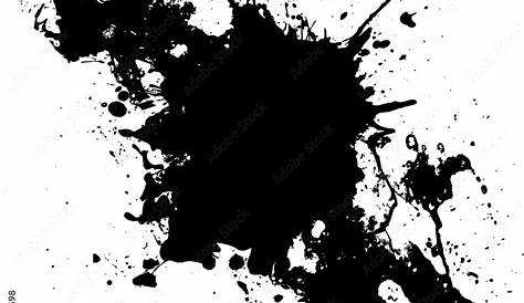 Black ink splatter Royalty Free Vector Image - VectorStock