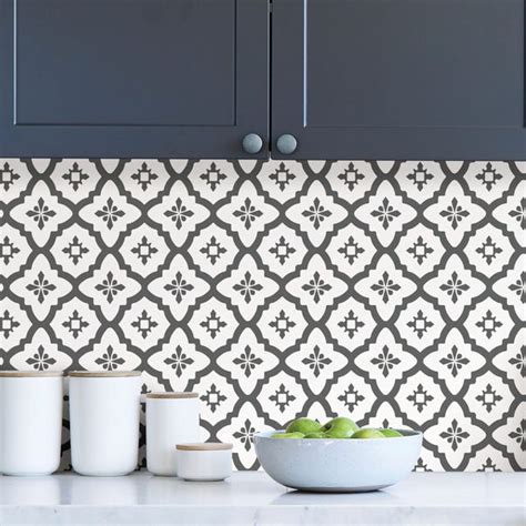 Incredible Black Kitchen Adhesive Tiles 2023