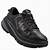 black leather running shoes
