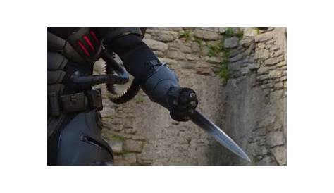 Black Manta Movie Knife 3D Printed Sword Of From Aquaman By