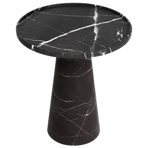 YANG BLACK MARBLE SIDE TABLE studio900design