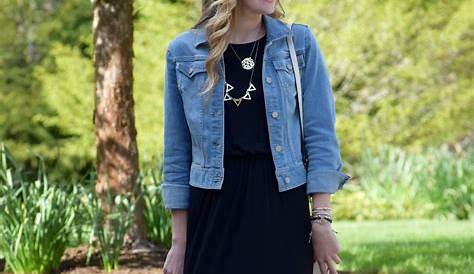 Black Maxi Dress Outfit Ideas Spring Denim Jackets +51 Looks & Inspirations