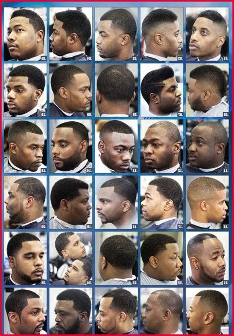 Black Men Haircuts Chart: A Guide To Choose The Perfect Style