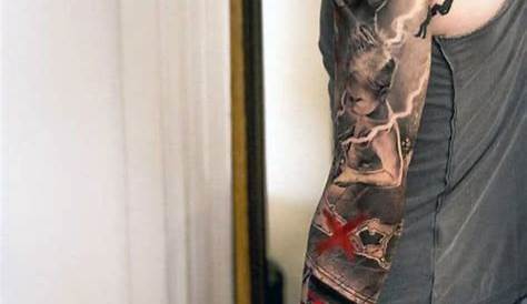 Half Sleeve Money Forearm Tattoos For Men - Best Tattoo Ideas