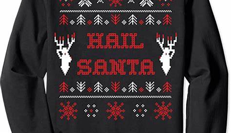 Black Metal Christmas Ugly Sweater Bequemer Pullover eBay