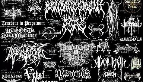 Black Metal Logo Sticks // Death s 2016 On Behance