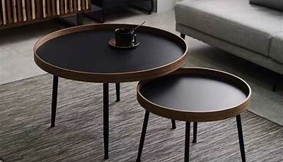 Black Nesting Coffee Tables
