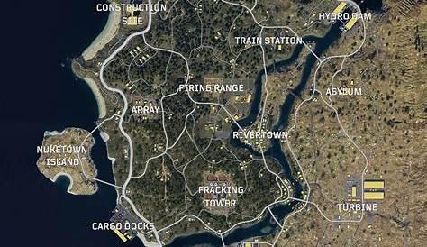 Complete Call of Duty Black Ops 4 Blackout Map Locations