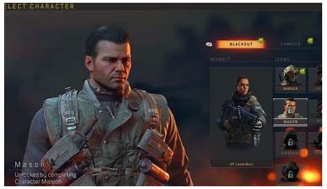 Black Ops 4 Blackout New Characters out Skins How To Unlock For