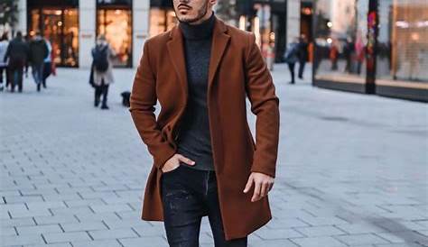 Black jacket + white button down + black jeans + brown boots | Mens