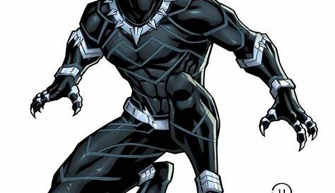 Black Panther Dessin Marvel Superhero Coloring Pages