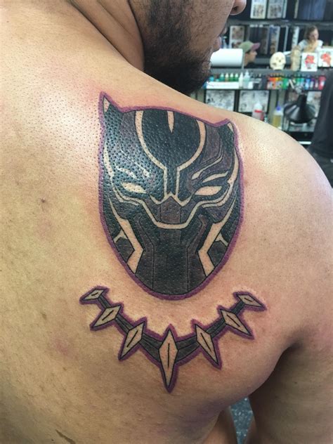 Powerful Black Panther Tattoo Designs References