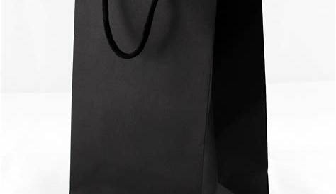 Custom Black Paper Bags | Custom Printed Black Paper Bags at Wholesale