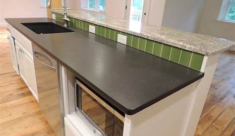 Black Pearl Granite Kitchen Countertops Polished Countertop 250 X 65 X 3 Cm