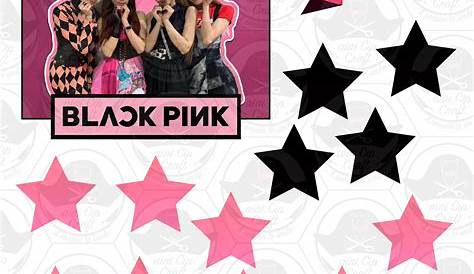 Black Pink | Pink cake toppers, Black pink printable topper, Pink happy