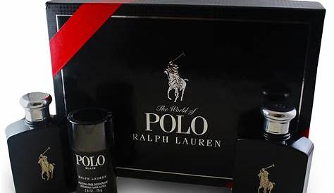 Black Polo Cologne Gift Sets 3 Pc Set By Ralph Lauren
