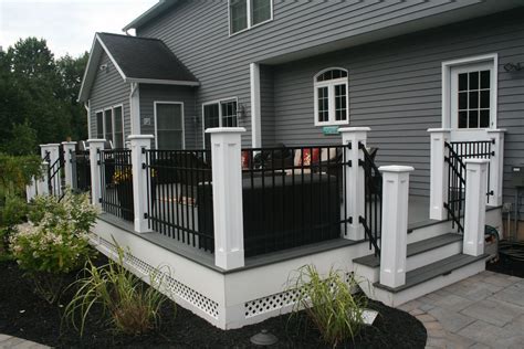 beautiful metal front porch railing porch handrail ideas Railings
