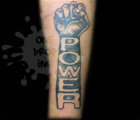 Incredible Black Power Fist Tattoo Designs Ideas