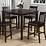 Counter Height Pub SetPub Table And ChairsFinishBlack
