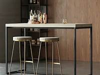 Industrial Rectangular Bar Height Table Small Dining Table for