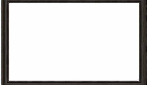 Rectangle Black And White Frame Png