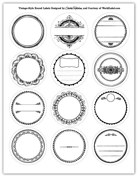 Black Round Labels Printable: Tips And Tricks For Designing Your Own