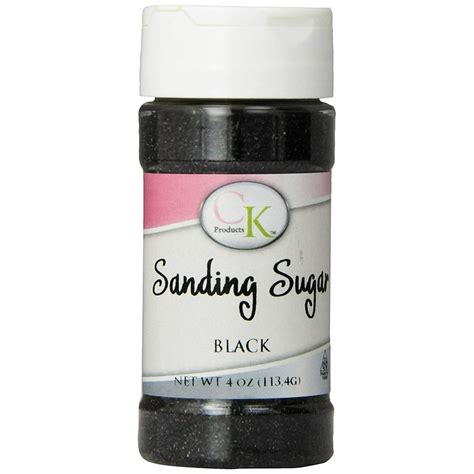 Booming Black Sanding Sugar High Quality, Great Tasting Baking