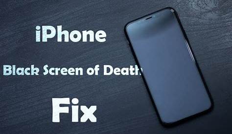 Black Screen Of Death Iphone 7 Plus Top 3 Ways To Fix IPhone /