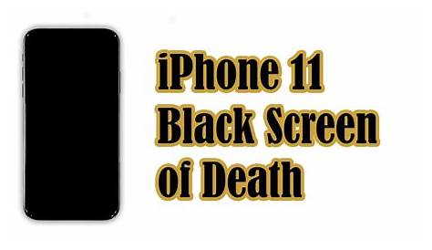 Black Screen Of Death Iphone How To Fix IPhone 7 BLACK SCREEN OF DEATH YouTube