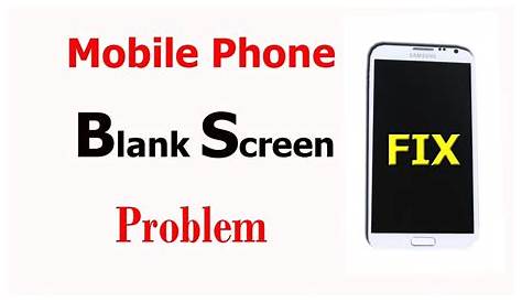 What If Black Screen Of The Phone Appears ? Here Are Solutions For You