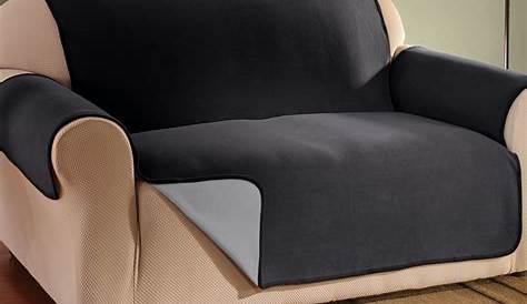Black Stretch Furniture Covers 100% Polyester Couch Sofa Slipcovers for