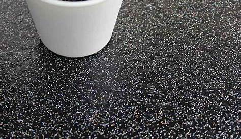 Luvanto Design Black Sparkle Vinyl Tile Flooring Wood Flooring