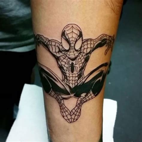 Incredible Black Spiderman Tattoo Designs 2023