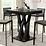 Shop Black Rubberwood Square Pub Table with 8 Counterheight Chairs (9