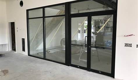 Black Aluminum Storefront Installed in Abbotsford Valley