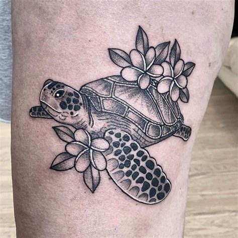 Inspiring Black Turtle Tattoo Designs References