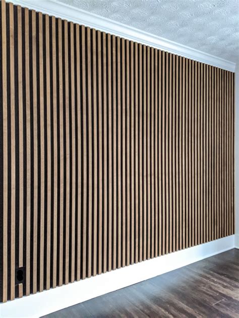 Modern DIY Slat Wall Ready for a Weekend Project?! Neatly Living Accent Wall Designs, Diy
