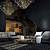 black wallpaper interior design