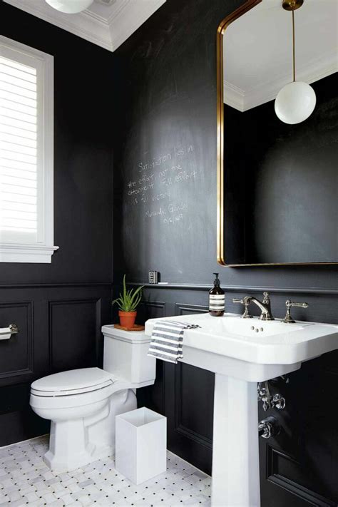 Black bathroom paint trends five things to consider lick