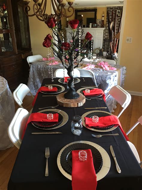 Blog San Diego Black red wedding, Red wedding, Wedding decorations