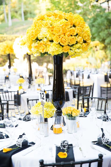 44 best images about Yellow and Black Table Settings on Pinterest