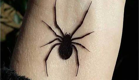 Black Widow Spider Web Tattoo On Hand //853 Pm// Emelyjette , Dainty s