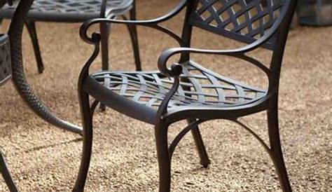 Black Wrought Iron Dining Chairs Woodard Cafe Series Chair In Textured 110002